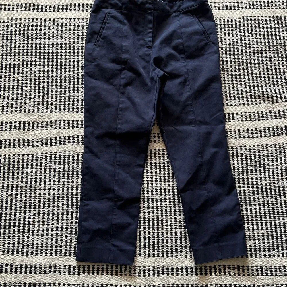 Tory Burch Portugal Size 12 Navy Blue Pants